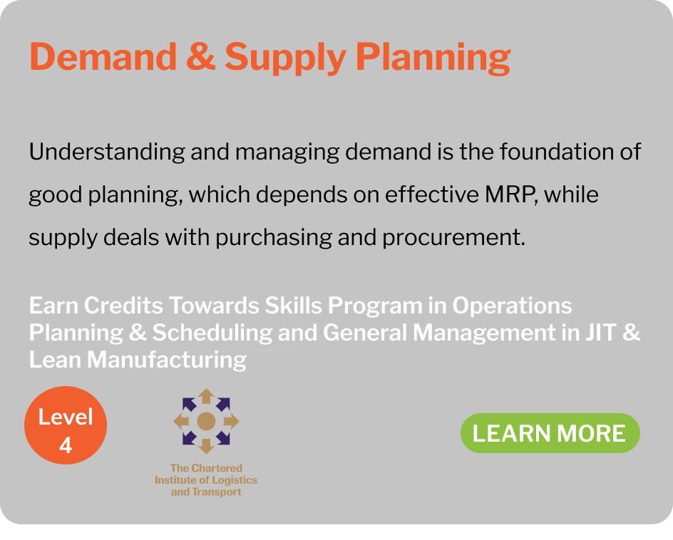 Demand & Supply Planning