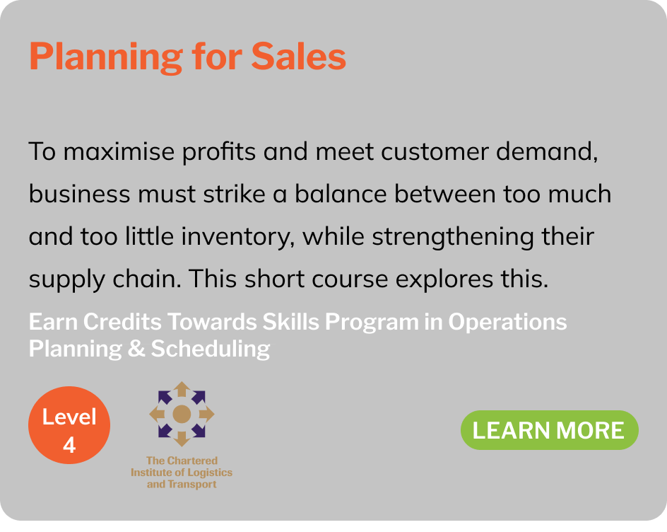 Planning for Sales