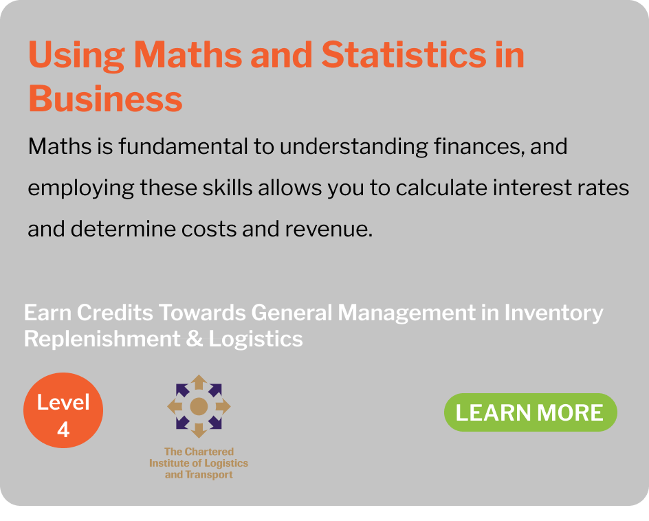 Using math and stats in business