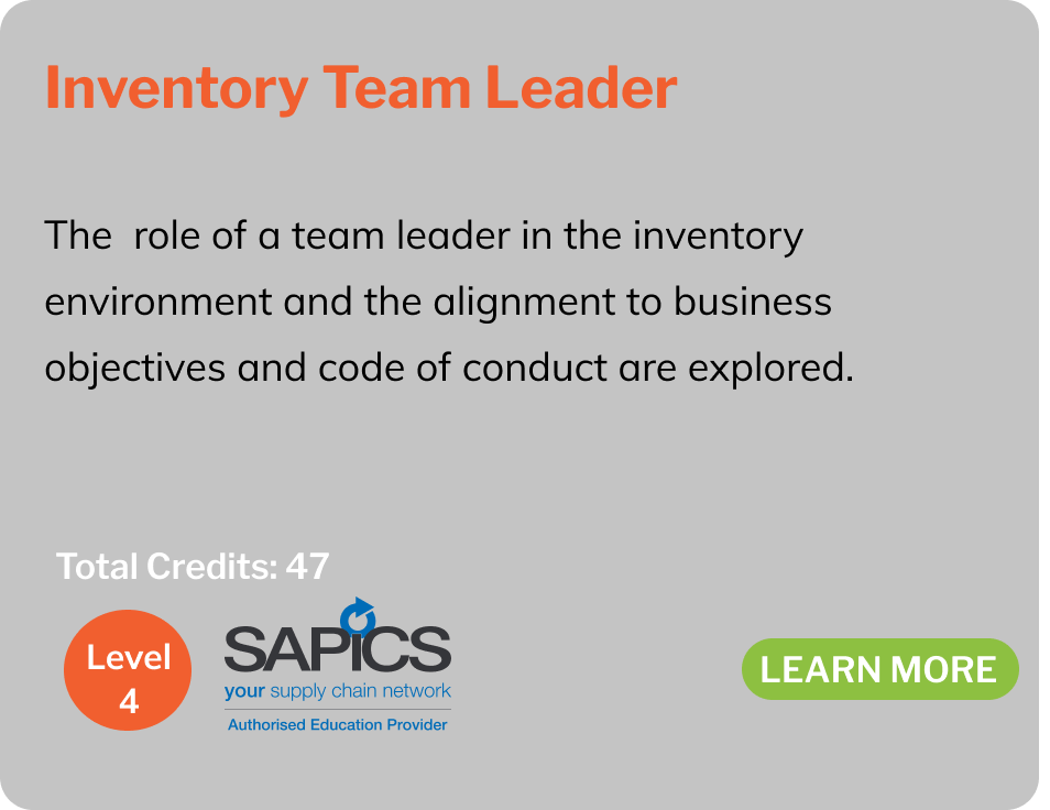 INVENTORY TEAM LEADER